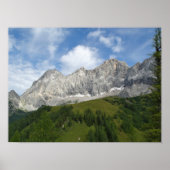Austrian Alps In Summer Poster (Voorkant)
