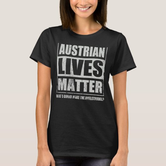 Austrian Apfelstrudel Apple Strudel Austrian Food T-shirt (Voorkant)