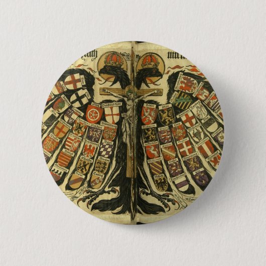 Austrian Double Eagle Ronde Button 5,7 Cm (Voorkant)