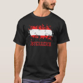Austrian enthusiasts for Österreich and Austria T-shirt (Voorkant)