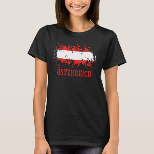 Austrian enthusiasts for Österreich and Austria T-shirt (Voorkant)