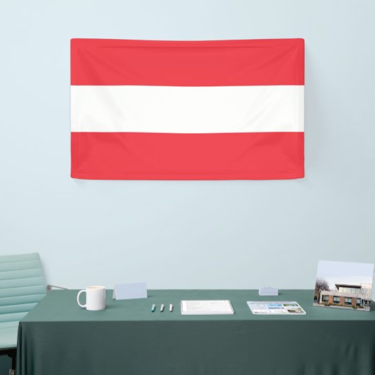 Austrian Flag Celebration Party Event Décor Banner (Beurs)