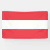 Austrian Flag Celebration Party Event Décor Banner (Horizontaal)