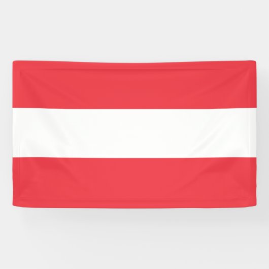 Austrian Flag Celebration Party Event Décor Banner (Horizontaal)