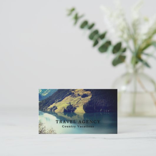 Austrian Lake, reisagent Visitekaartje (Staand voorkant)