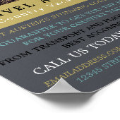 Austrian Lake, reisbureau Adverteren Poster (Hoek)