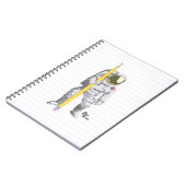 Austronautisch potlood en papier notitieboek (Linkerzijde)