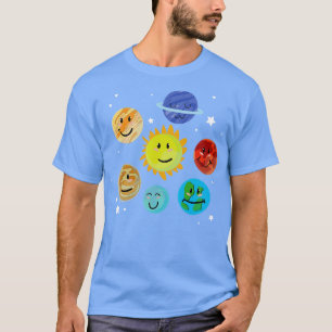 Austronomie Scientist Universe Solar System Cute P T-shirt