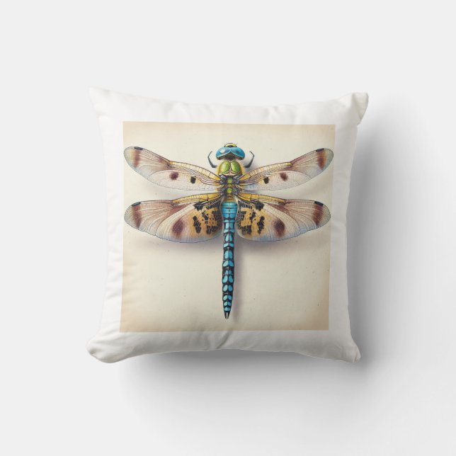 Austropetalia Dragonfly Dorsal View IREF805 - Wate Kussen (Voorkant)
