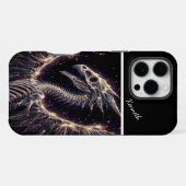 Austroraptor Cosmic Dragon's Ascent iPhone Hoesje (Achterkant horizontaal)