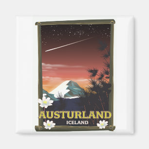 Austurland IJsland IJsland reisposter Magneet