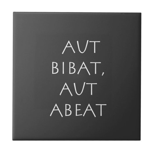 Aut bibat aslaga tegeltje (Voorkant)