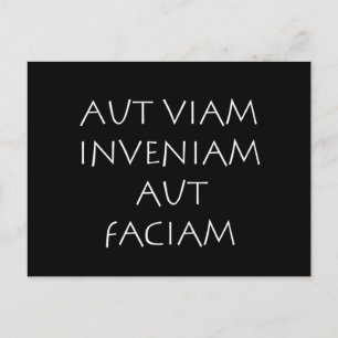 Aut viam inveniam aut faciam briefkaart