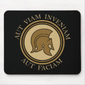 Aut Viam Inveniam Aut Faciam - Romeinse helm Muismat (Voorkant)