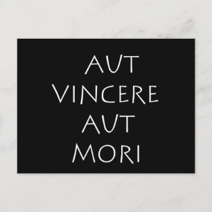 Aut vincere aut mori briefkaart