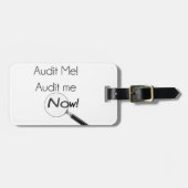 Auteer me! bagagelabel (Voorkant horizontaal)