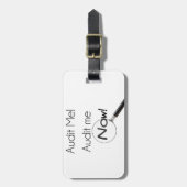 Auteer me! bagagelabel (Voorkant verticaal)