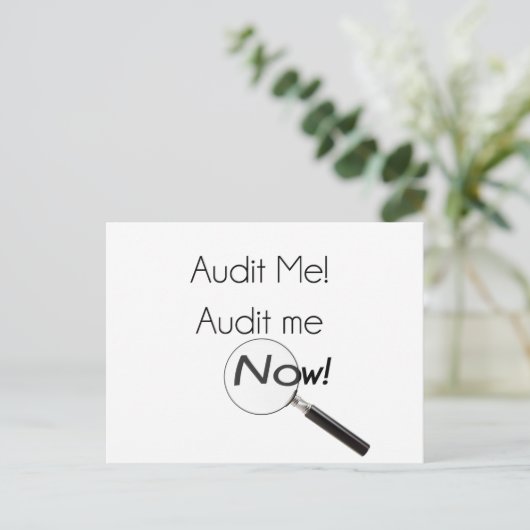 Auteer me! briefkaart (Staand voorkant)