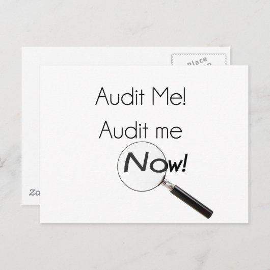 Auteer me! briefkaart (Voorkant / Achterkant)