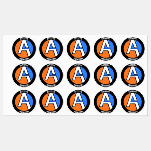 AUTEMS - Individuele vinylstickers (klein) Labels