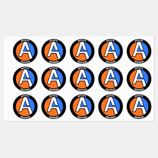 AUTEMS - Individuele vinylstickers (klein) Labels (Vel)