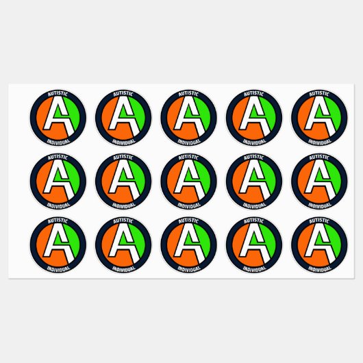 AUTEMS - Individuele vinylstickers (klein) Labels (Vel)