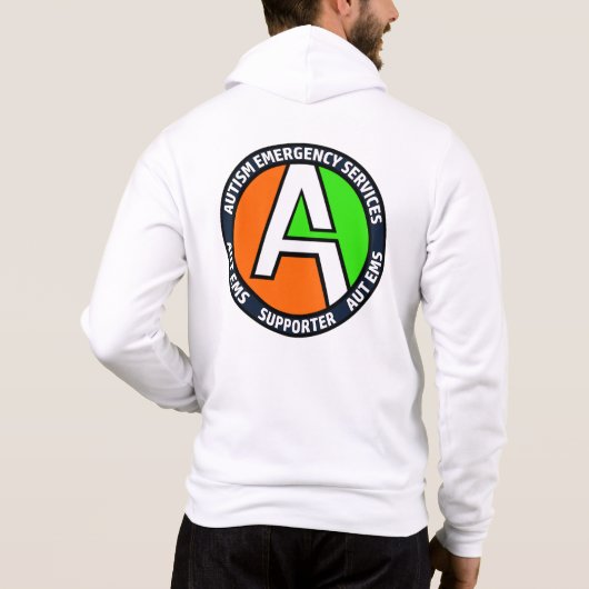 AUTEMS - Men's Hoodie (Support) (Achterkant)