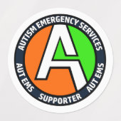 AUTEMS - Ondersteunende vinylstickers (klein) Labels (Design 1)