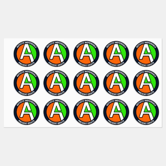 AUTEMS - Vinyl Stickers ter plaatse (Klein) (Vel)