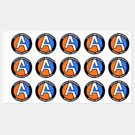 AUTEMS - Vinyl Stickers ter plaatse (Klein) (Vel)
