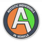 AUTEMS - Voertuig Vinyl Sticker (Voorkant)
