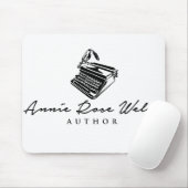 Auteur Annie Roos Welch Logo Mousepad Muismat (Met muis)