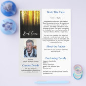 Auteur Boek één blad Promotieblad Flyer (Enkel)