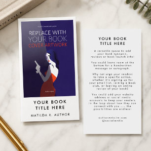 Auteur Boek Lancering Promotie Visitekaartjes