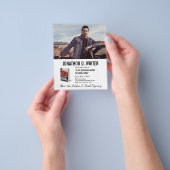 Auteur Boek Ondertekening & Boek Promotie Boek Lan Flyer (Hand)