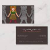 Auteur/boekIllustrator Uniek Visitekaartje (Voorkant / Achterkant)