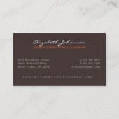 Auteur/boekIllustrator Uniek Visitekaartje (Achterkant)