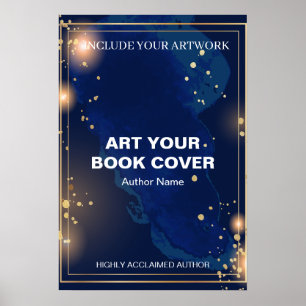 Auteur Boekomslag Kunst Promotionele Boeklancering Poster