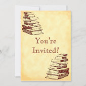Auteur Book Party Art Custom 5x7" Kaart (Voorkant)