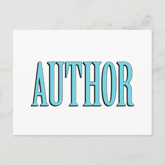 Auteur Briefkaart (Voorkant)
