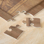 Auteur / columnist van de krant. kunst. Cadeau Legpuzzel (Zijkant)