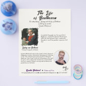 Auteur Eenvoudig Classy Veelzijdig Flyer (Enkel)