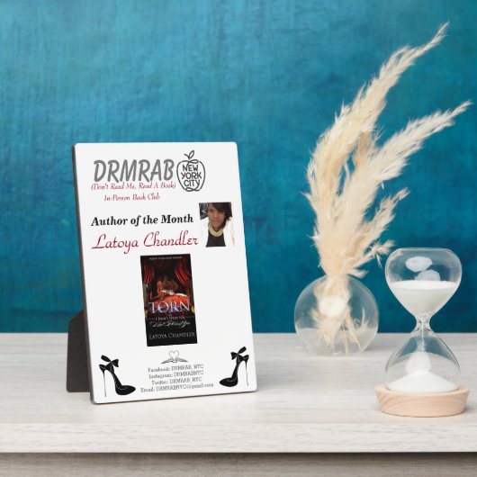 Auteur foto Plaque Fotoplaat (Zijkant)