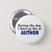 AUTEUR gedurende de dag Ronde Button 5,7 Cm (Voorkant /achterkant)