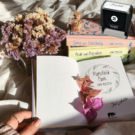 Auteur handtekening kalligrafie  zelfinktende stempel