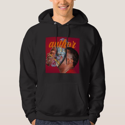 Auteur Hoesje Geboste overhemd Hoodie (Voorkant)