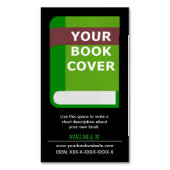 Auteur Hoesje promotieboek Magnetisch Visitekaartje (Voorkant Verticaal)