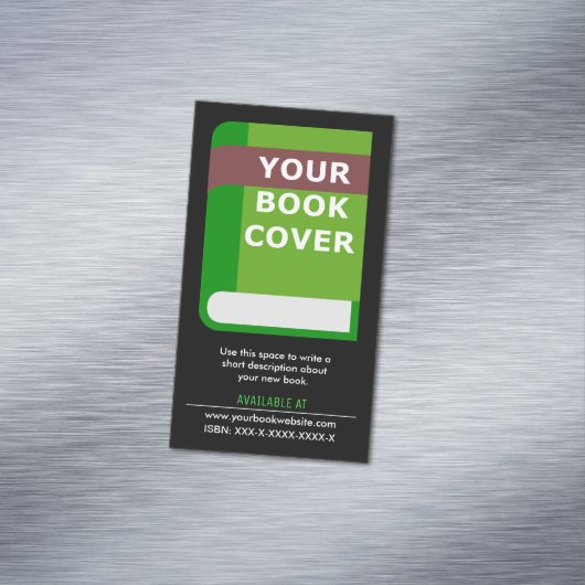 Auteur Hoesje promotieboek Magnetisch Visitekaartje (Voorbeeld)