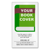 Auteur Hoesje promotieboek Magnetisch Visitekaartje (Voorkant Verticaal)