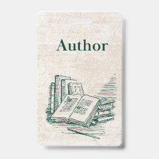 Auteur-ID-tag Badge